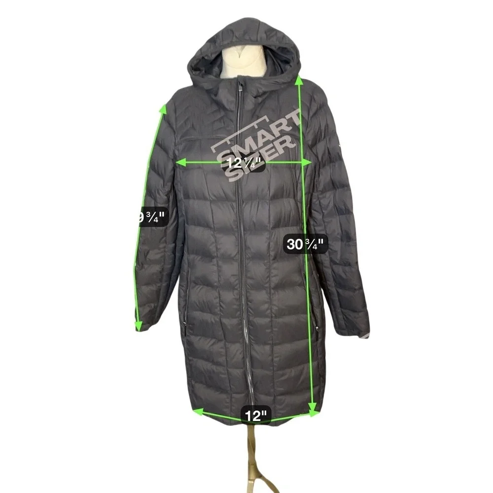 MICHAEL Michael‎ Kors Packable Down Fill Hooded Puffer Coat Black Size S